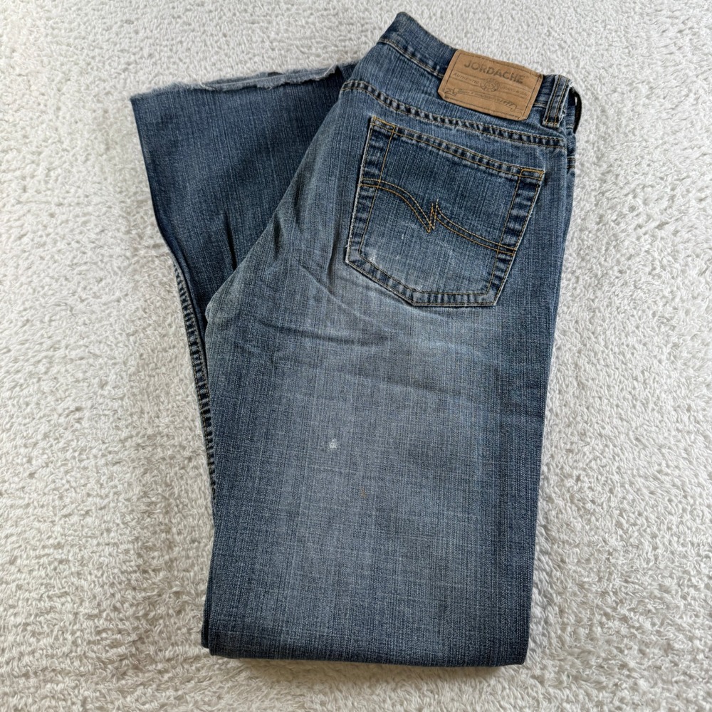 Vintage Women's Size 27x29 Jordache Lo-Rise Bootcut Jeans 3/4 Regular Blue Used